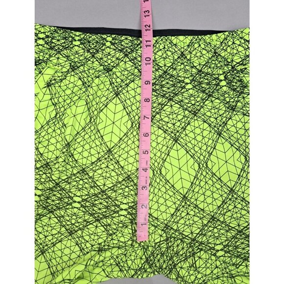 Nike Dri-Fit Men's Mesh 9" Training Athletic Shorts Sz S Geometric Yellow Black - Picture 3 of 10